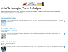 Tablet Screenshot of niche-technologies.blogspot.com