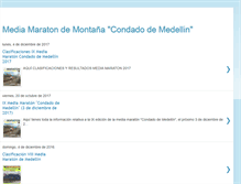 Tablet Screenshot of mediamaratonmedellin.blogspot.com