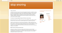 Desktop Screenshot of killsnoring.blogspot.com