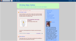 Desktop Screenshot of christianbabyclothes.blogspot.com