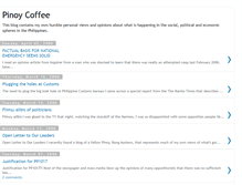 Tablet Screenshot of pinoycoffee.blogspot.com