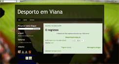 Desktop Screenshot of desportoemviana.blogspot.com