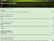 Tablet Screenshot of desportoemviana.blogspot.com