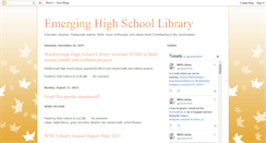 Desktop Screenshot of anita-emerginghslibrarian.blogspot.com