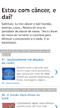 Mobile Screenshot of estoucomcanceredai.blogspot.com