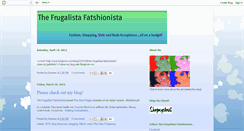 Desktop Screenshot of frugalistafatshionista.blogspot.com