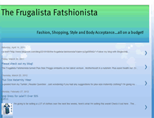 Tablet Screenshot of frugalistafatshionista.blogspot.com
