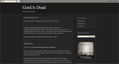 Desktop Screenshot of gordisdead.blogspot.com