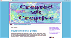 Desktop Screenshot of created2bcreative.blogspot.com