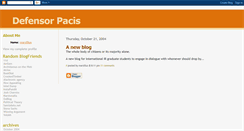 Desktop Screenshot of defensorpacis.blogspot.com