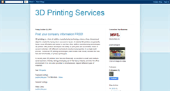 Desktop Screenshot of 3dprintingservices.blogspot.com