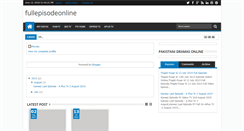 Desktop Screenshot of fullepisodeonline.blogspot.com