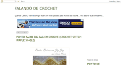 Desktop Screenshot of falandodecrochet.blogspot.com