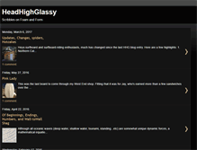 Tablet Screenshot of headhighglassy.blogspot.com
