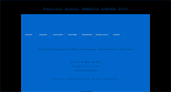Desktop Screenshot of energiasonora-festival.blogspot.com