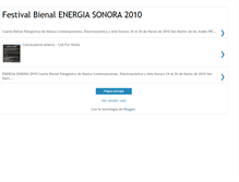 Tablet Screenshot of energiasonora-festival.blogspot.com