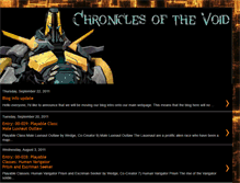 Tablet Screenshot of chroniclesofthevoid.blogspot.com