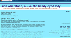 Desktop Screenshot of beadyeyedlady.blogspot.com