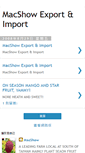 Mobile Screenshot of macshow-export-import-macshow.blogspot.com