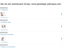 Tablet Screenshot of penelope-jolicoeur.blogspot.com