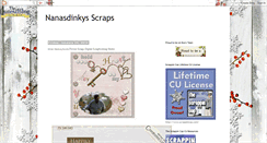 Desktop Screenshot of nanasdinkysscraps.blogspot.com