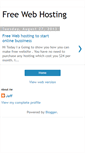 Mobile Screenshot of freewebshostin.blogspot.com