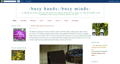 Desktop Screenshot of busyhandsart.blogspot.com