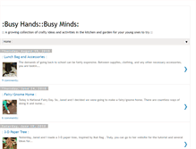 Tablet Screenshot of busyhandsart.blogspot.com
