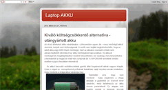 Desktop Screenshot of laptopakkumulator.blogspot.com