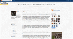 Desktop Screenshot of mythoughtsramblingsandmusings.blogspot.com