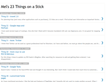 Tablet Screenshot of mels23things.blogspot.com