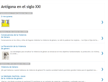 Tablet Screenshot of elmitodeantigona.blogspot.com