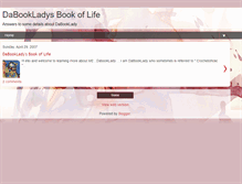 Tablet Screenshot of dabookladysbookoflife.blogspot.com