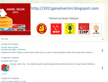 Tablet Screenshot of 2011genelsecimi.blogspot.com
