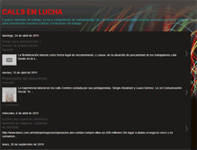 Tablet Screenshot of callsenlucha.blogspot.com