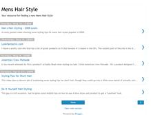 Tablet Screenshot of mens-hair-style.blogspot.com