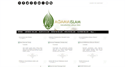 Desktop Screenshot of 1agamaislam.blogspot.com