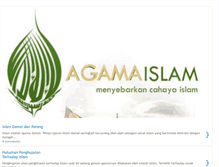 Tablet Screenshot of 1agamaislam.blogspot.com