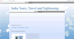 Desktop Screenshot of india-tours-sightseeing.blogspot.com