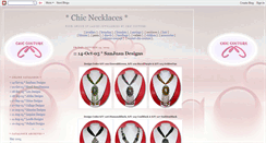 Desktop Screenshot of chicnecklaces.blogspot.com