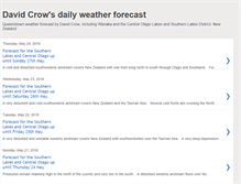 Tablet Screenshot of davidcrowweather.blogspot.com