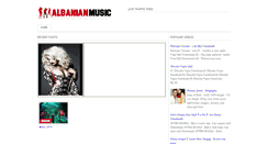 Desktop Screenshot of albanianmusic.blogspot.com