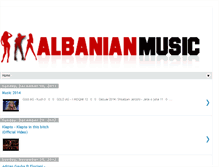 Tablet Screenshot of albanianmusic.blogspot.com