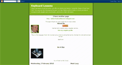 Desktop Screenshot of johnm-keyboardlessons.blogspot.com