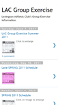 Mobile Screenshot of lacgroupexercise.blogspot.com