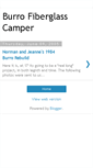 Mobile Screenshot of burrofiberglasscamper.blogspot.com
