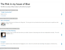 Tablet Screenshot of lovebeingthepinkinmyhouseofblue.blogspot.com