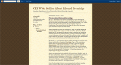 Desktop Screenshot of cefww1soldierabeveridge.blogspot.com