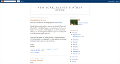 Desktop Screenshot of newyorkplantsandotherstuff.blogspot.com
