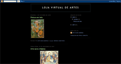 Desktop Screenshot of lojavirtualdeartes.blogspot.com